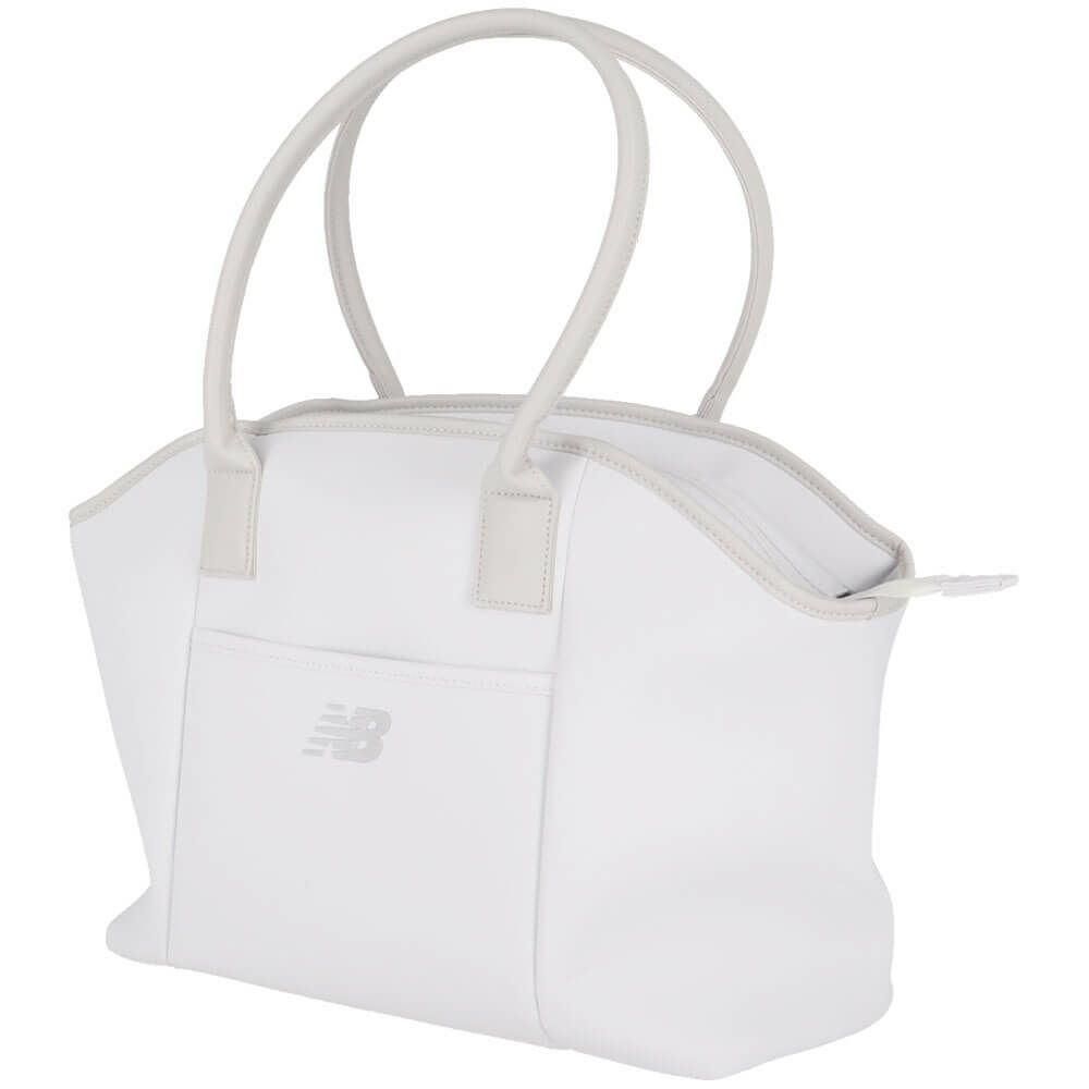 ニューバランスゴルフ　レディース ロゴデザイン シェル型フォルム トートバッグ 012-5981501 030 ホワイト　2025年モデル 詳細1