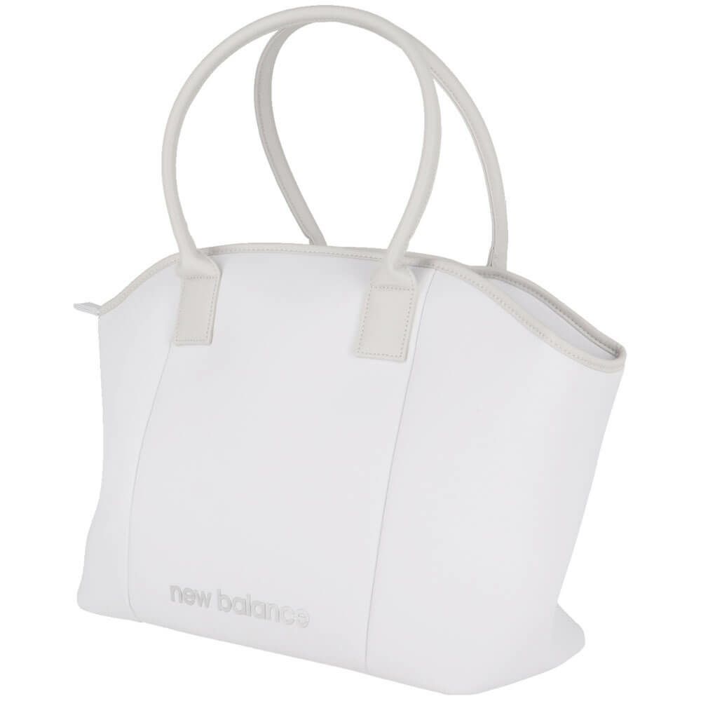 ニューバランスゴルフ　レディース ロゴデザイン シェル型フォルム トートバッグ 012-5981501 030 ホワイト　2025年モデル 詳細2