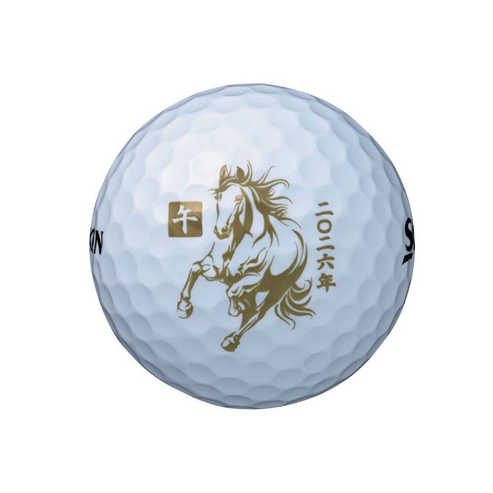 スリクソン Z-STAR 2026年干支 午 ゴルフボール ゴルフボール ホワイト　1ダース（12球入り） 午（ホワイト） 詳細3