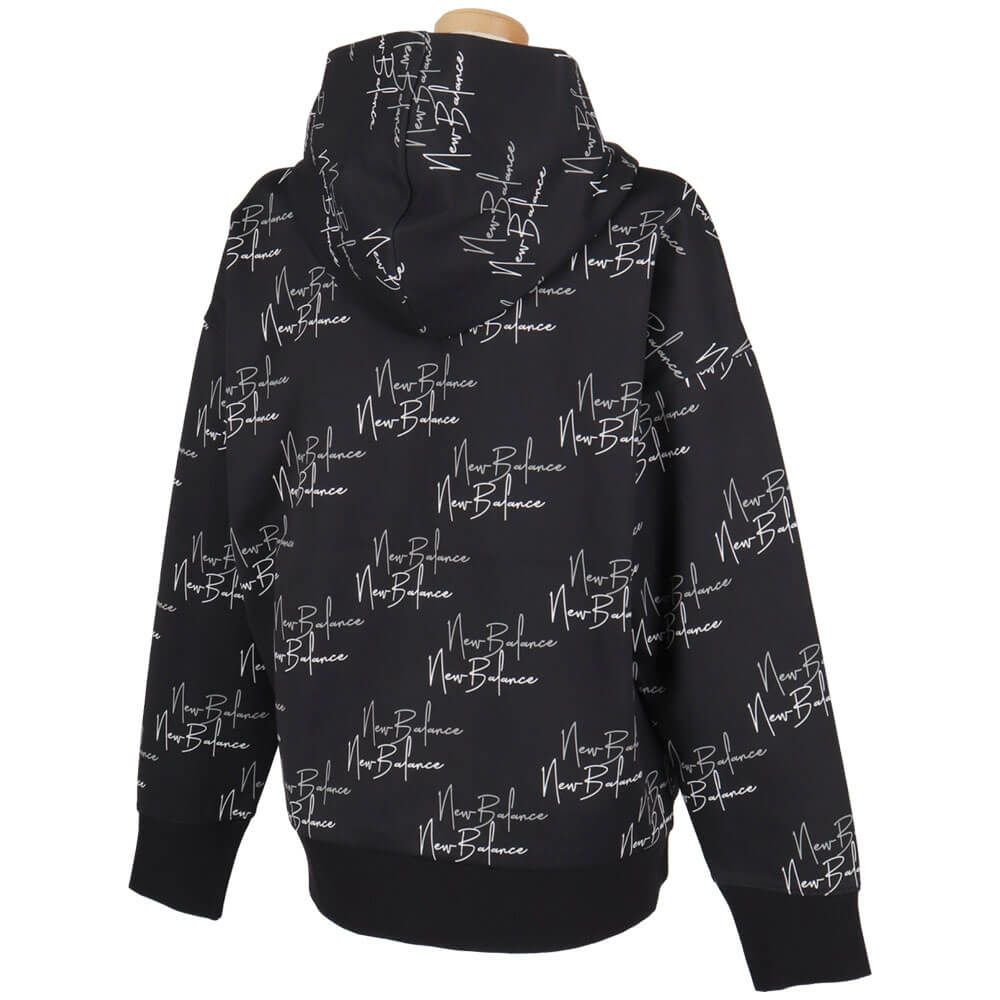 ニューバランスゴルフ　レディース ロゴプリント ダンボール 長袖 フルジップ フーディ 012-5262502　2025年モデル 詳細2