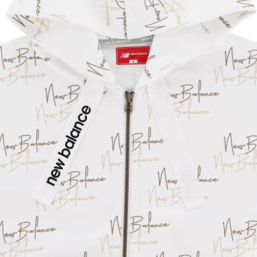 ニューバランスゴルフ　レディース ロゴプリント ダンボール 長袖 フルジップ フーディ 012-5262502　2025年モデル 詳細7