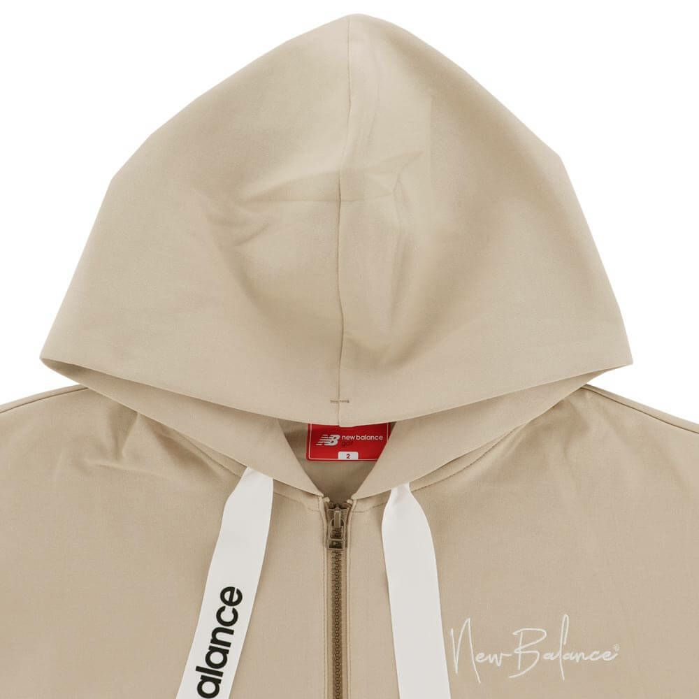 ニューバランスゴルフ　レディース ロゴプリント ダンボール 長袖 フルジップ フーディ 012-5262502　2025年モデル 詳細10