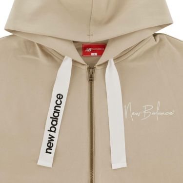ニューバランスゴルフ　レディース ロゴプリント ダンボール 長袖 フルジップ フーディ 012-5262502　2025年モデル 詳細11