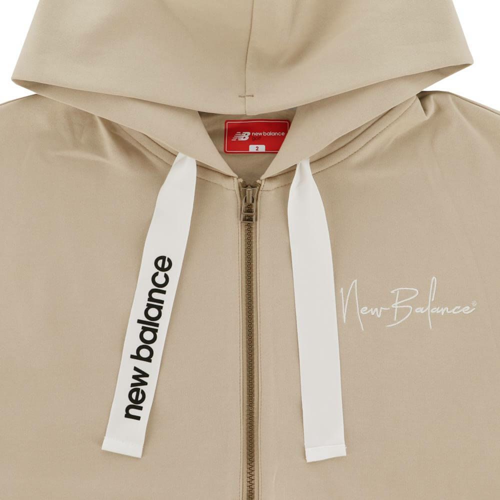 ニューバランスゴルフ　レディース ロゴプリント ダンボール 長袖 フルジップ フーディ 012-5262502　2025年モデル 詳細11