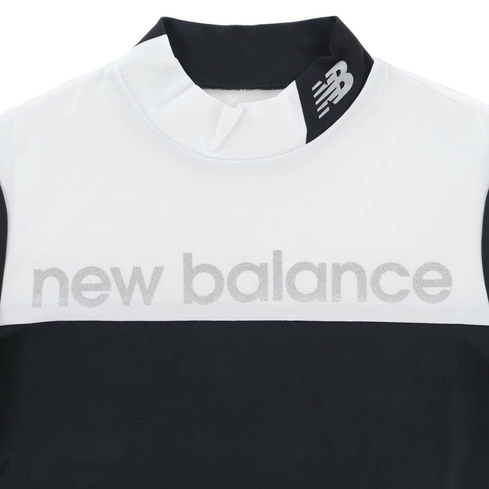 ニューバランスゴルフ　レディース 配色切替 長袖 モックネックシャツ 012-5267501　2025年モデル 詳細4