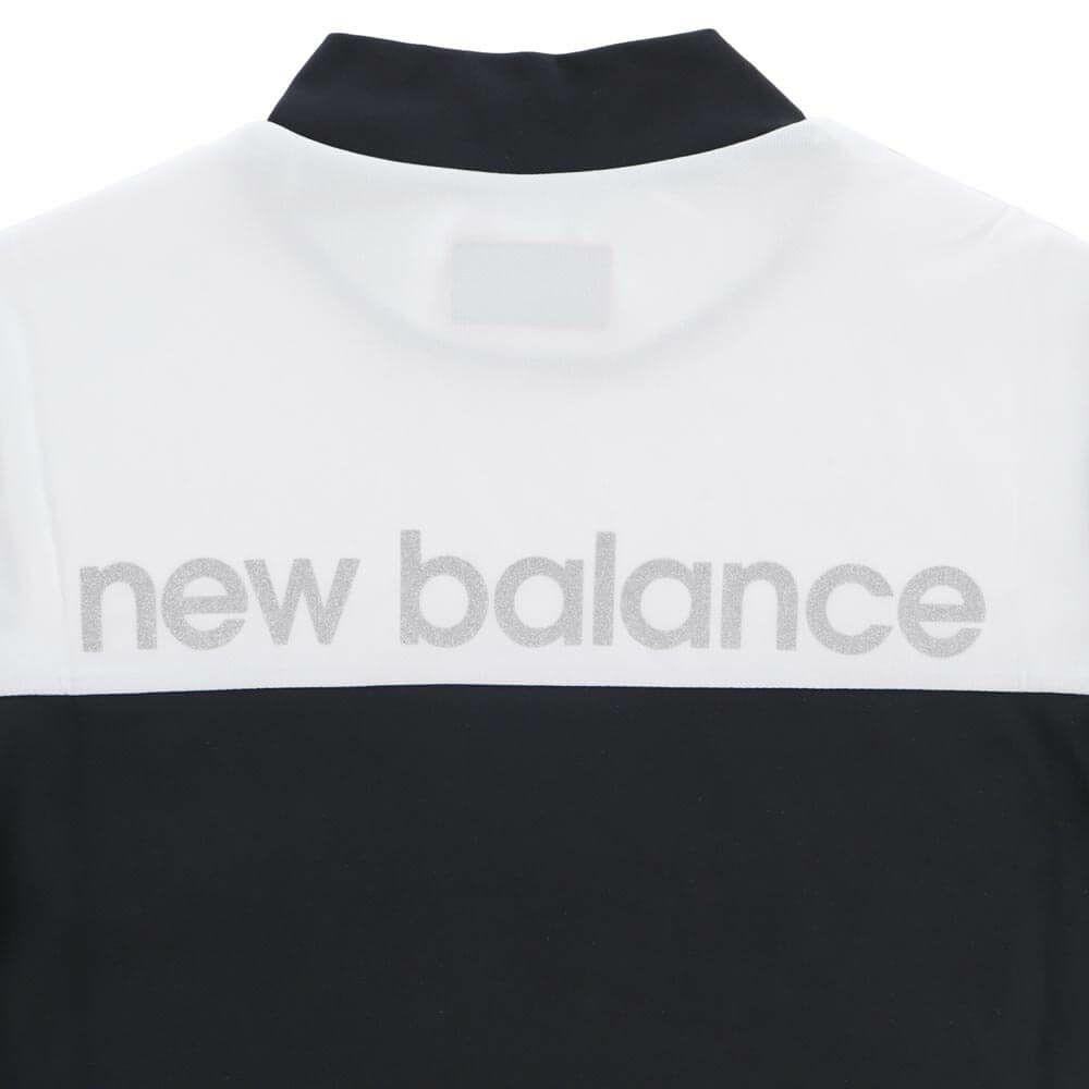 ニューバランスゴルフ　レディース 配色切替 長袖 モックネックシャツ 012-5267501　2025年モデル 詳細5