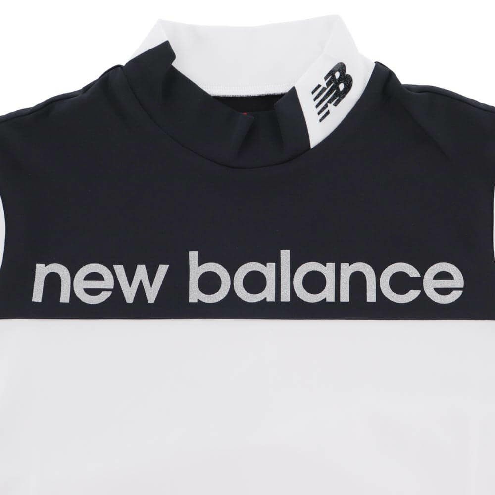 ニューバランスゴルフ　レディース 配色切替 長袖 モックネックシャツ 012-5267501　2025年モデル 詳細9