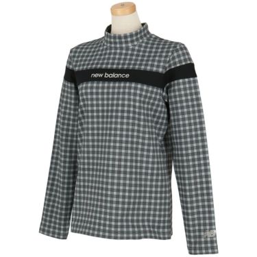 ニューバランスゴルフ　レディース チェストライン ストレッチ 長袖 モックネックシャツ 012-5267503　2025年モデル 詳細5