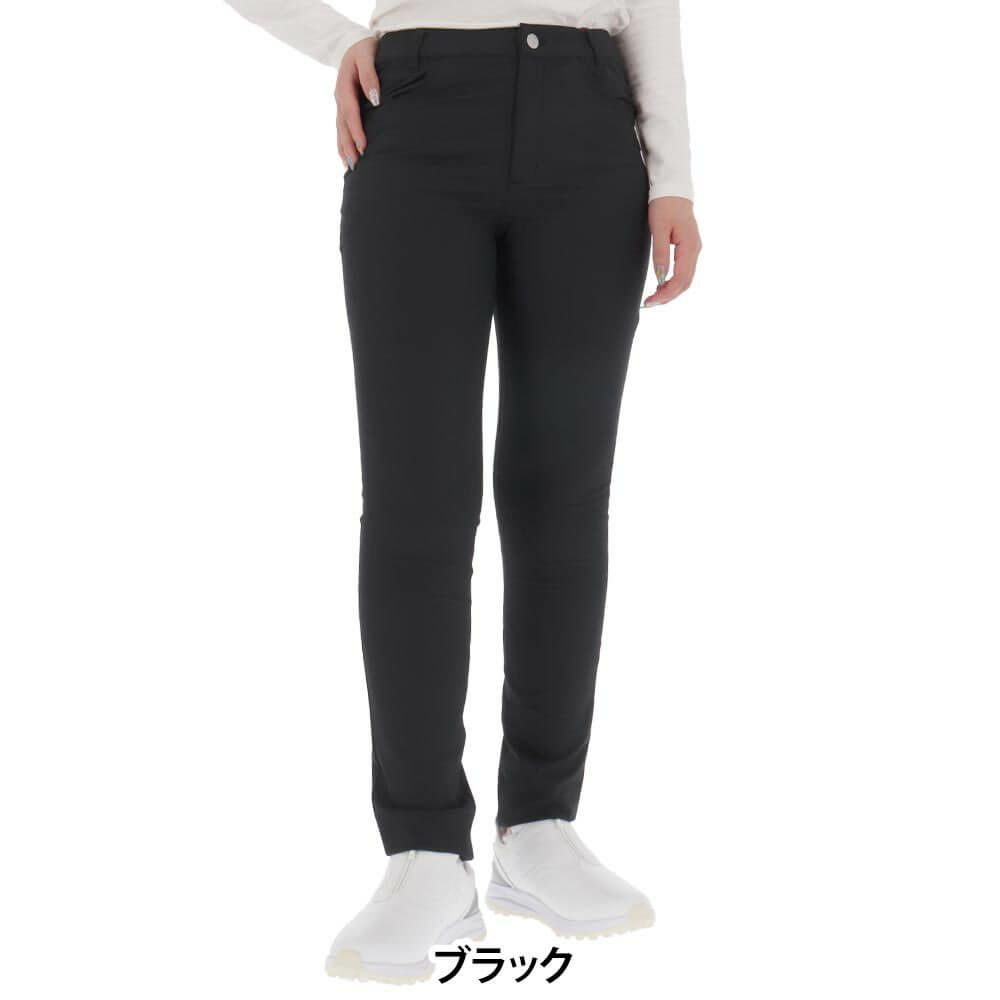 ニューバランスゴルフ　レディース ロゴ刺繍 ストレッチ スリム ロングパンツ 012-5231501　2025年モデル ブラック