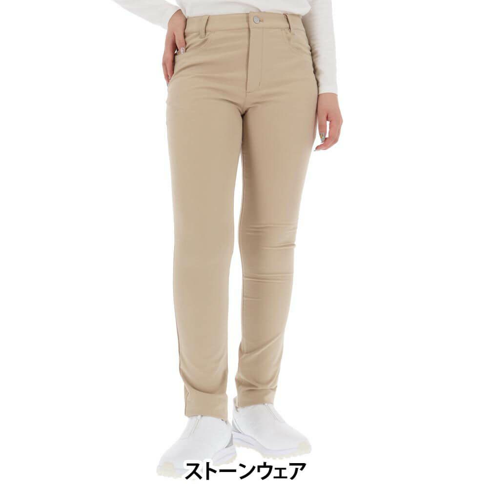 ニューバランスゴルフ　レディース ロゴ刺繍 ストレッチ スリム ロングパンツ 012-5231501　2025年モデル ストーンウェア