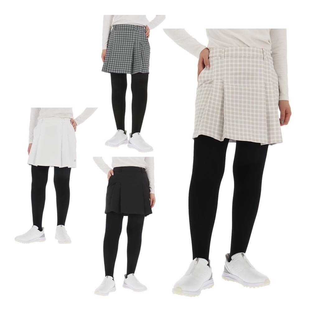 ニューバランスゴルフ　レディース 4WAYストレッチ 配色ライン プリーツ スカート 012-5234502　2025年モデル 詳細1