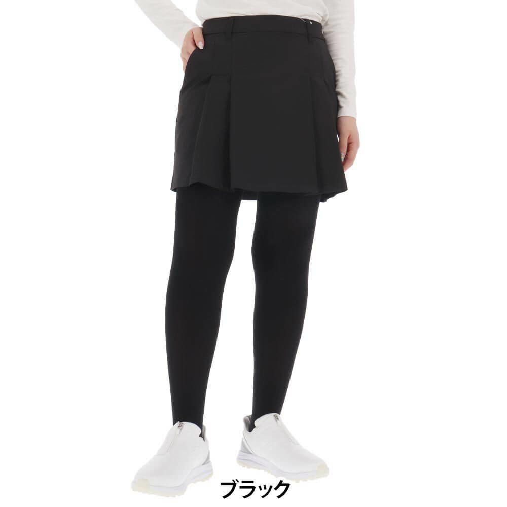 ニューバランスゴルフ　レディース 4WAYストレッチ 配色ライン プリーツ スカート 012-5234502　2025年モデル ブラック