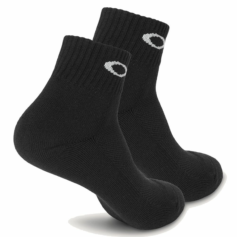オークリー OAKLEY　メンズ 3足セット ソックス 93238JP Jet Black 詳細1