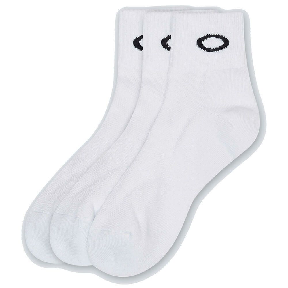 オークリー OAKLEY　メンズ 3足セット ソックス 93238JP Arctic White 詳細2