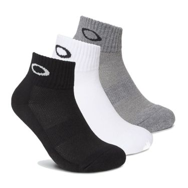 オークリー OAKLEY　メンズ 3足セット ソックス 93238JP Eco Eco