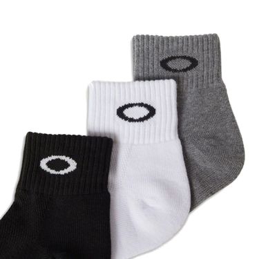 オークリー OAKLEY　メンズ 3足セット ソックス 93238JP Eco 詳細3