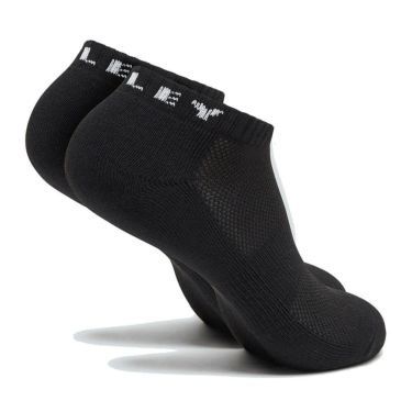 オークリー OAKLEY　メンズ 3足セット アンクルソックス 93251JP Jet Black 詳細1