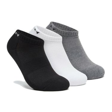 オークリー OAKLEY　メンズ 3足セット アンクルソックス 93251JP Eco Eco