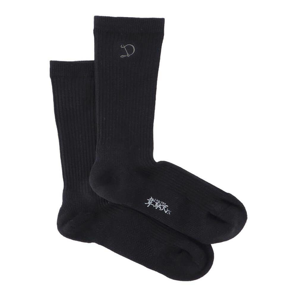 ドレモア Dlemore　メンズ レギュラーソックス DL-002 ブラック ブラック