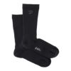 ドレモア Dlemore　メンズ レギュラーソックス DL-002 ブラック ブラック