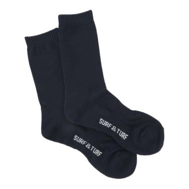 サーフ＆ターフ SURF＆TURF　メンズ レギュラーソックス STMS2503 ネイビー ネイビー