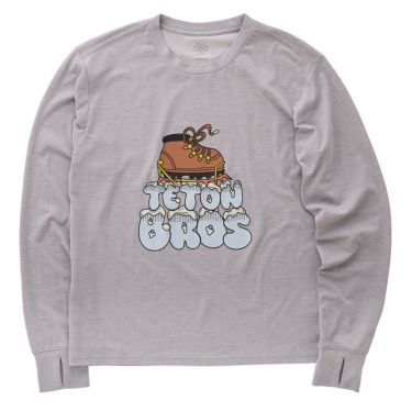 ティートンブロス TETON BROS　ウェア Tシャツ ウーマンズTBクランポンロングスリーブティー WS TB Crampon L/S Tee TB253-48W 2025-2026 詳細2
