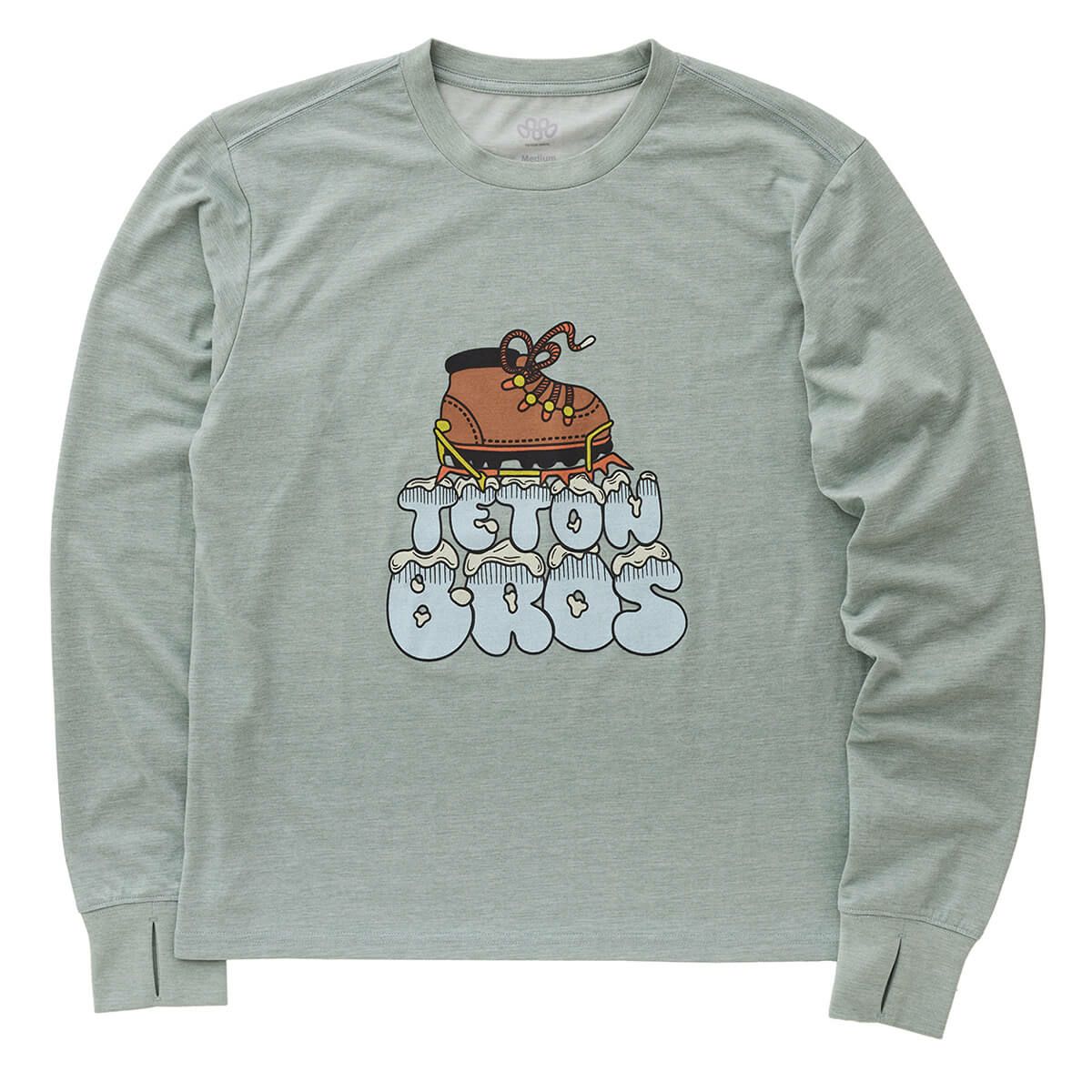 ティートンブロス TETON BROS　ウェア Tシャツ ウーマンズTBクランポンロングスリーブティー WS TB Crampon L/S Tee TB253-48W 2025-2026 詳細4