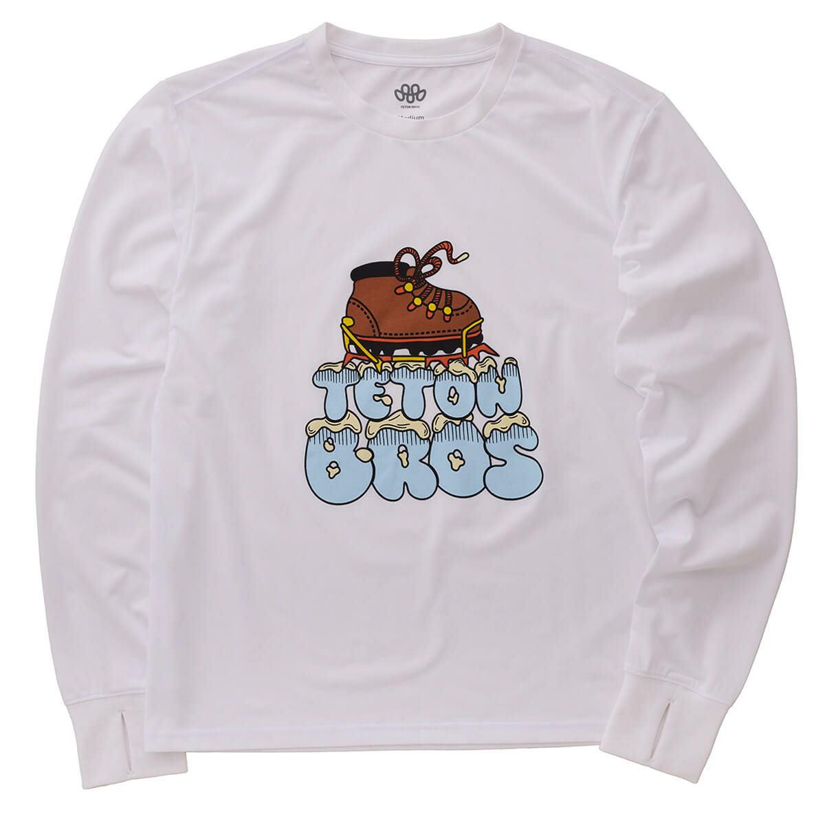 ティートンブロス TETON BROS　ウェア Tシャツ ウーマンズTBクランポンロングスリーブティー WS TB Crampon L/S Tee TB253-48W 2025-2026 詳細5