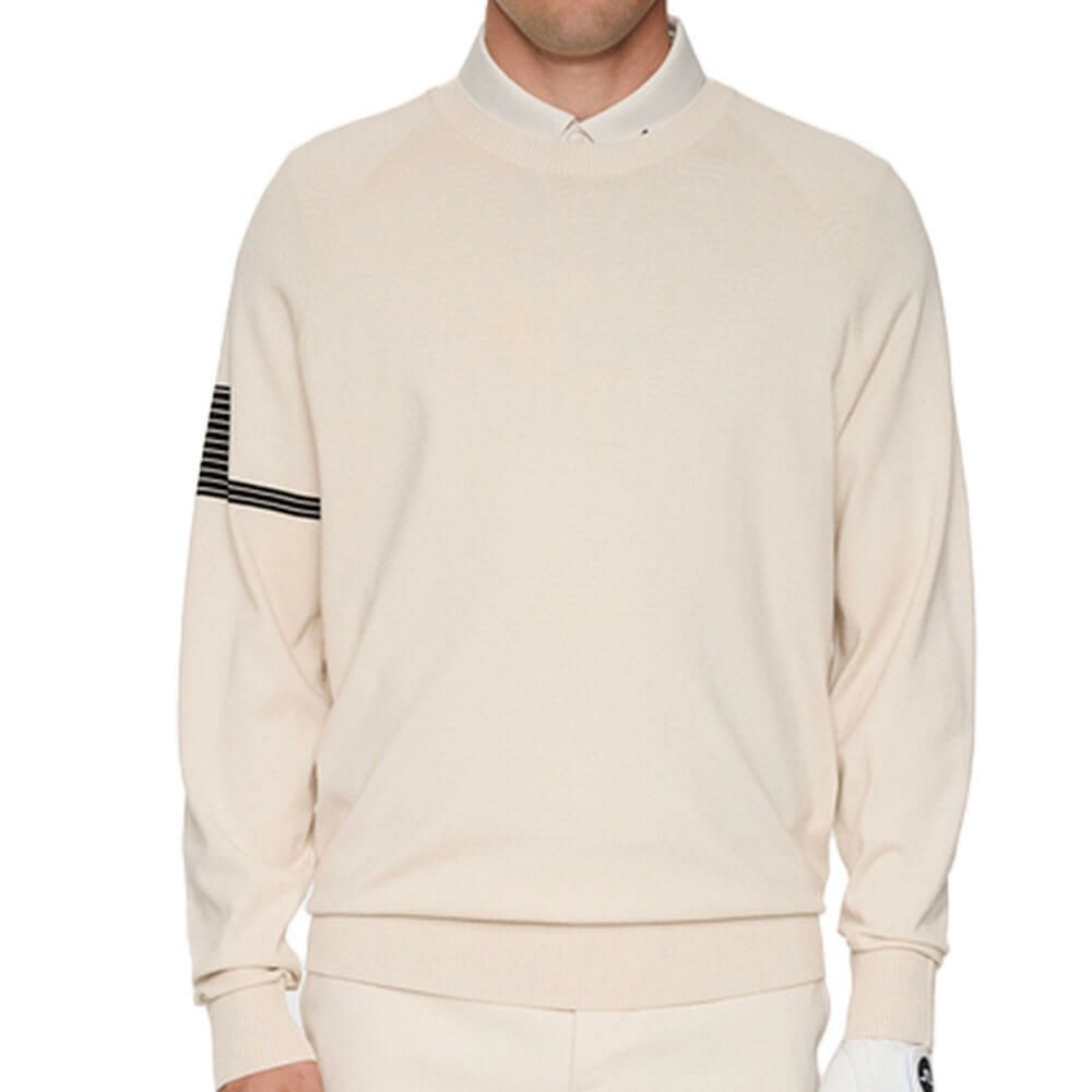 Jリンドバーグ J.LINDEBERG　メンズ 長袖 セーター 071-14913 006 アイボリー　2025年モデル アイボリー