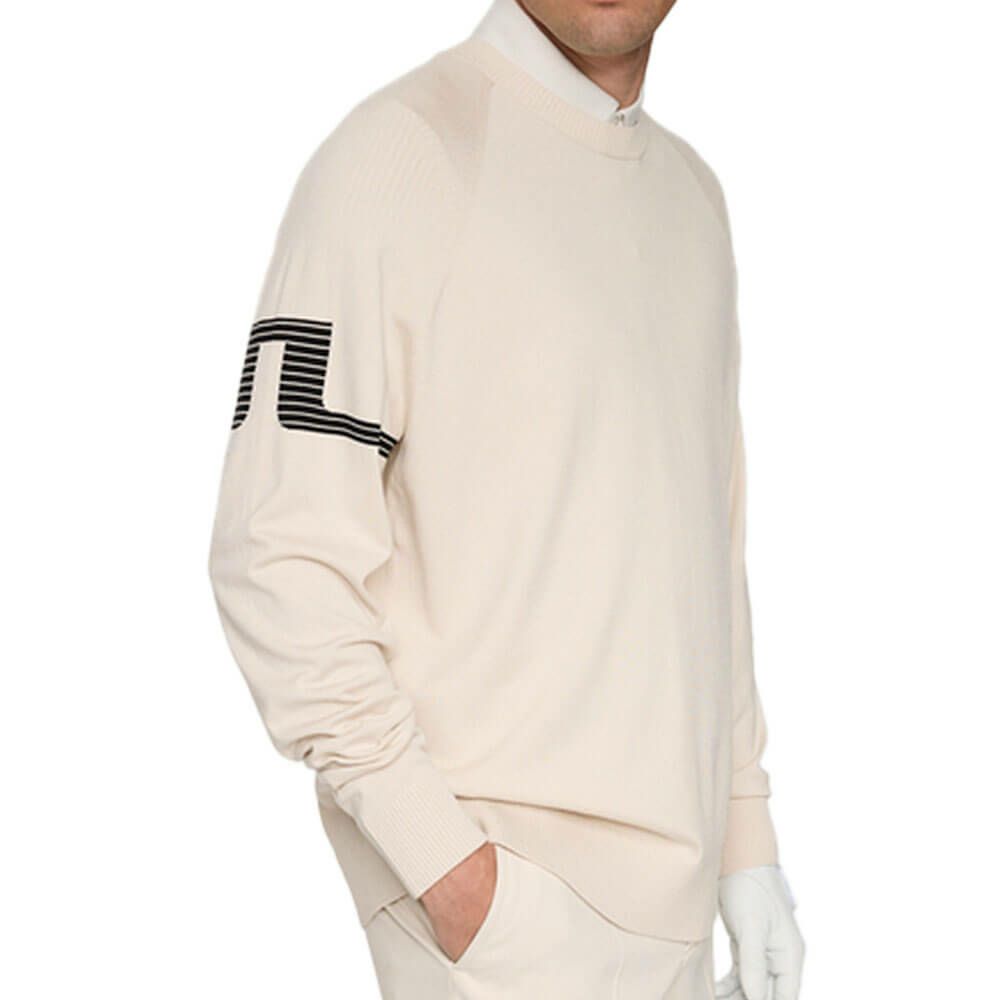 Jリンドバーグ J.LINDEBERG　メンズ 長袖 セーター 071-14913 006 アイボリー　2025年モデル アイボリー 詳細3