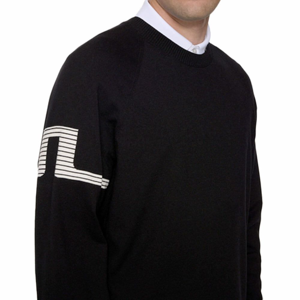 Jリンドバーグ J.LINDEBERG　メンズ 長袖 セーター 071-14913 019 ブラック　2025年モデル ブラック 詳細3