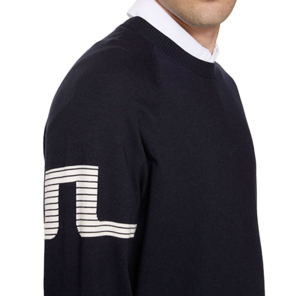 Jリンドバーグ J.LINDEBERG　メンズ 長袖 セーター 071-14913 098 ネイビー　2025年モデル ネイビー 詳細3