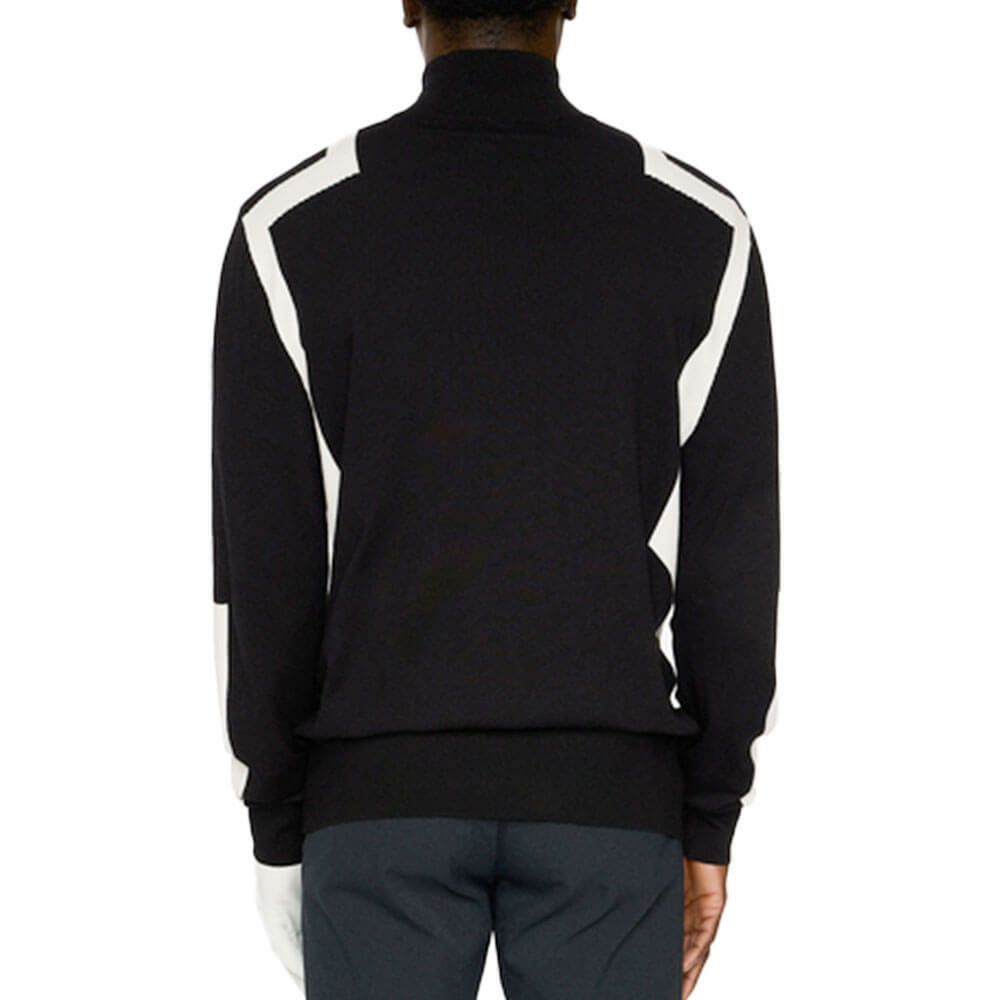 Jリンドバーグ J.LINDEBERG　メンズ ケンドリック 長袖 ニット ハーフジップ セーター 071-14915 019 ブラック　2025年モデル ブラック 詳細2