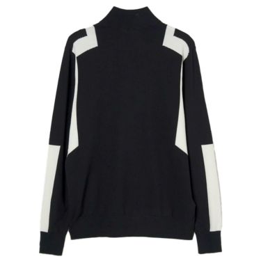 Jリンドバーグ J.LINDEBERG　メンズ ケンドリック 長袖 ニット ハーフジップ セーター 071-14915 019 ブラック　2025年モデル ブラック 詳細5