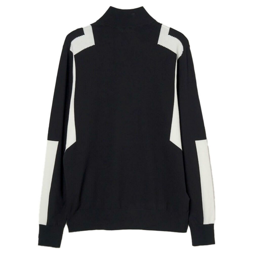 Jリンドバーグ J.LINDEBERG　メンズ ケンドリック 長袖 ニット ハーフジップ セーター 071-14915 019 ブラック　2025年モデル ブラック 詳細5