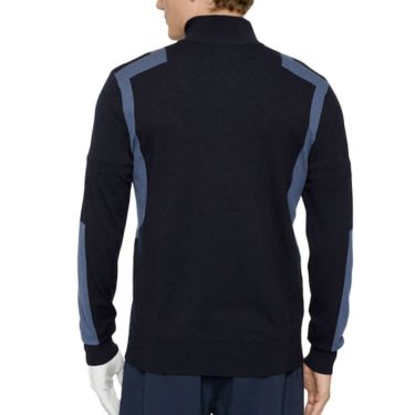 Jリンドバーグ J.LINDEBERG　メンズ ケンドリック 長袖 ニット ハーフジップ セーター 071-14915 098 ネイビー　2025年モデル ネイビー 詳細2