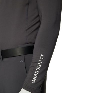 Jリンドバーグ J.LINDEBERG　メンズ 長袖 ハイネック シャツ 071-24911 018 チャコール　2025年モデル チャコール 詳細6