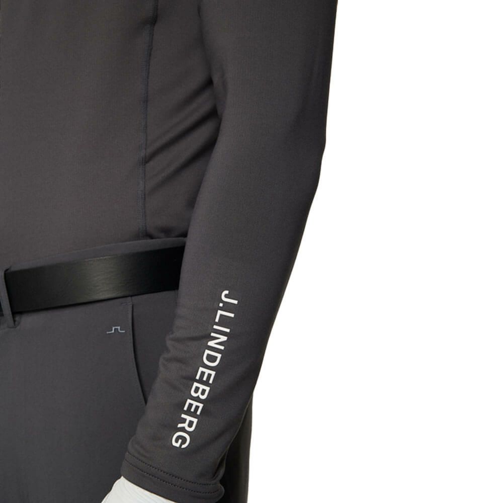 Jリンドバーグ J.LINDEBERG　メンズ 長袖 ハイネック シャツ 071-24911 018 チャコール　2025年モデル チャコール 詳細6