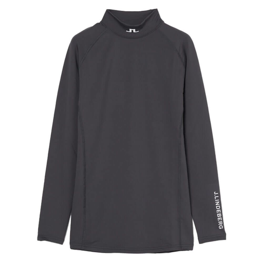 Jリンドバーグ J.LINDEBERG　メンズ 長袖 ハイネック シャツ 071-24911 018 チャコール　2025年モデル チャコール 詳細7