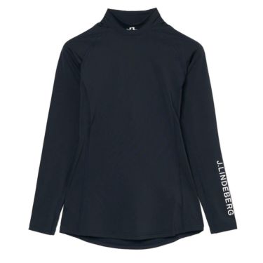 Jリンドバーグ J.LINDEBERG　メンズ 長袖 ハイネック シャツ 071-24911 098 ネイビー　2025年モデル ネイビー 詳細4