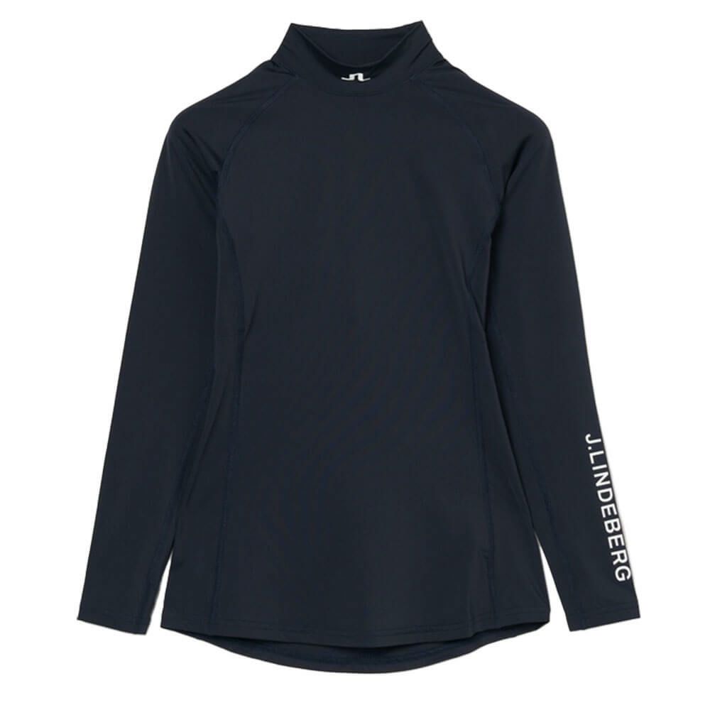 Jリンドバーグ J.LINDEBERG　メンズ 長袖 ハイネック シャツ 071-24911 098 ネイビー　2025年モデル ネイビー 詳細4