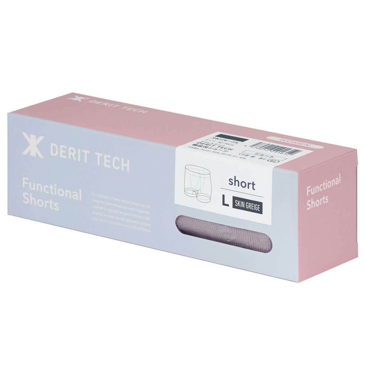 デリットテック DERIT TECH　レディース 機能性ショーツ スキングレージュ ブラック 詳細4