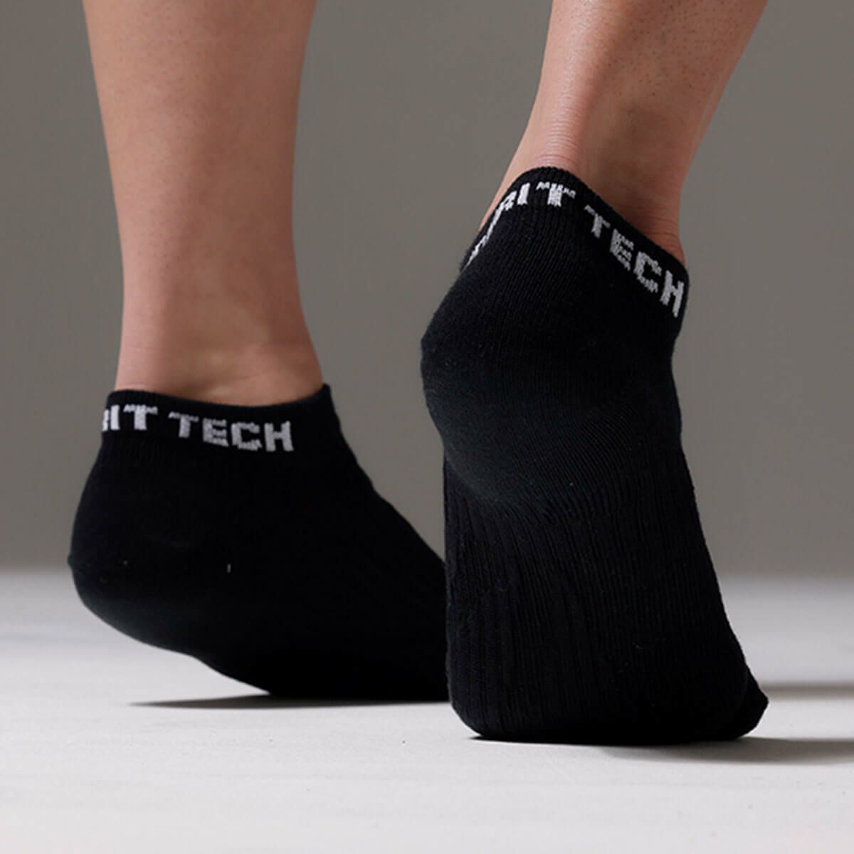 デリットテック DERIT TECH　バランス アンクルソックス ブラック ブラック 詳細2