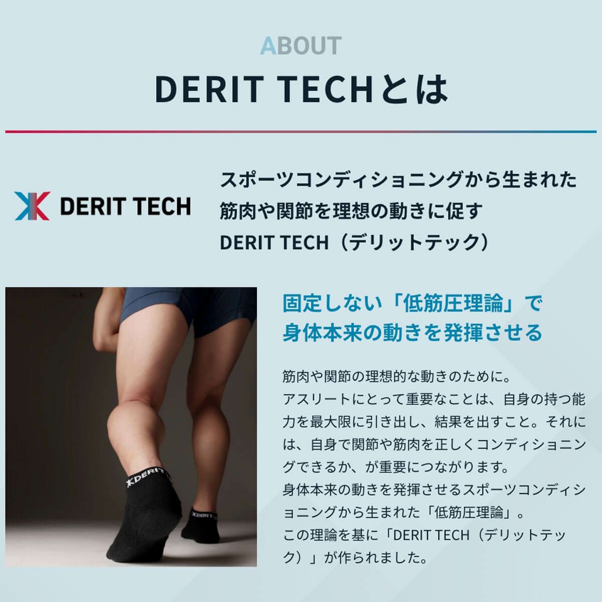 デリットテック DERIT TECH　バランス アンクルソックス ブラック ブラック 詳細8