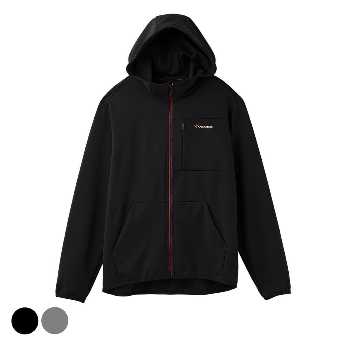 ベネクス VENEX　メンズ リカバリームーヴ ジップアップフードジャケット