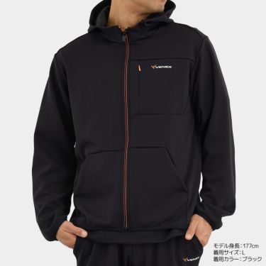 VENEX ベネクス メンズ リカバリームーヴ ジップアップフードジャケット詳細3