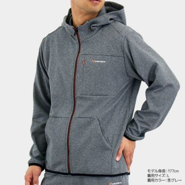 VENEX ベネクス メンズ リカバリームーヴ ジップアップフードジャケット詳細7