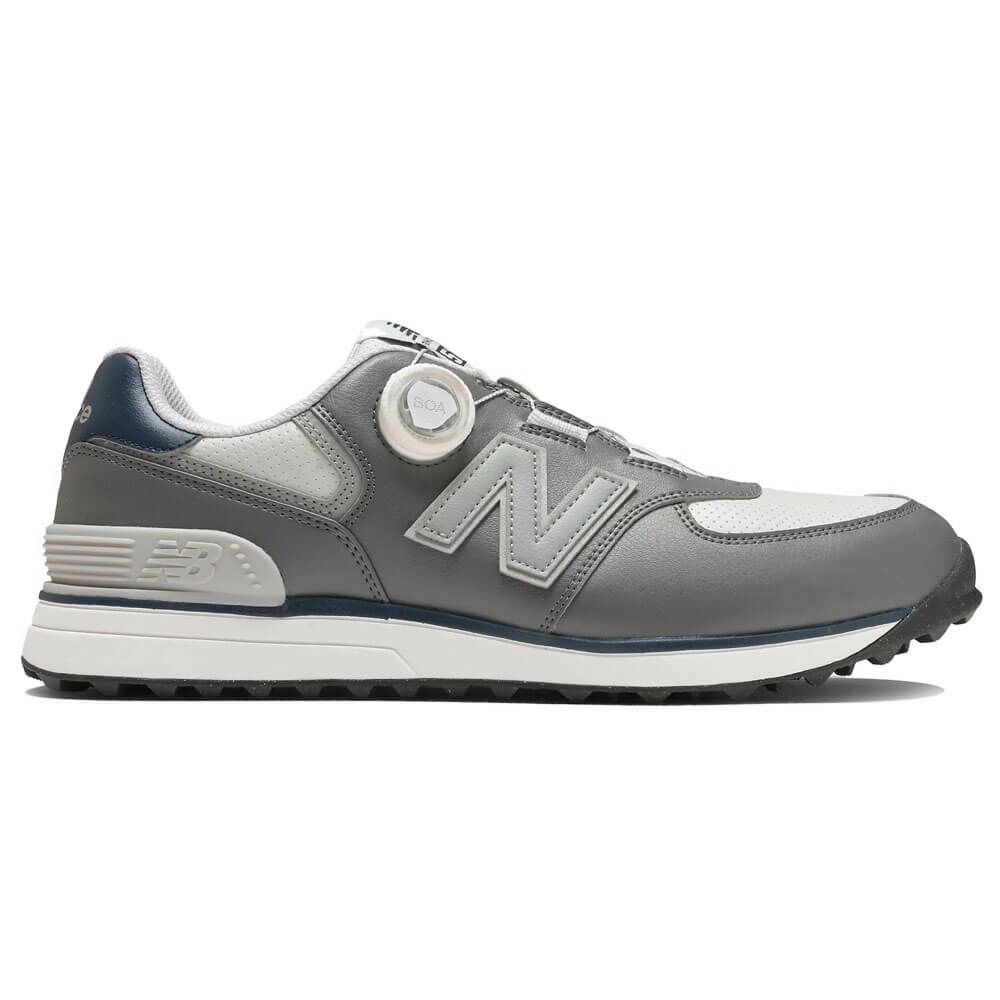 ニューバランスゴルフ　574 SL BOA 574 v4 スパイクレス ゴルフシューズ UG574BJ4 GREY/NAVY GREY/NAVY