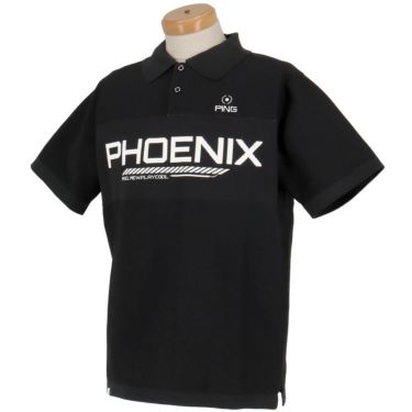 ピン PING　メンズ カノコ編み 半袖 ニット ポロシャツ 621-4172201　2024年モデル 詳細3