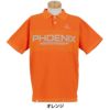 ピン PING　メンズ カノコ編み 半袖 ニット ポロシャツ 621-4172201　2024年モデル オレンジ